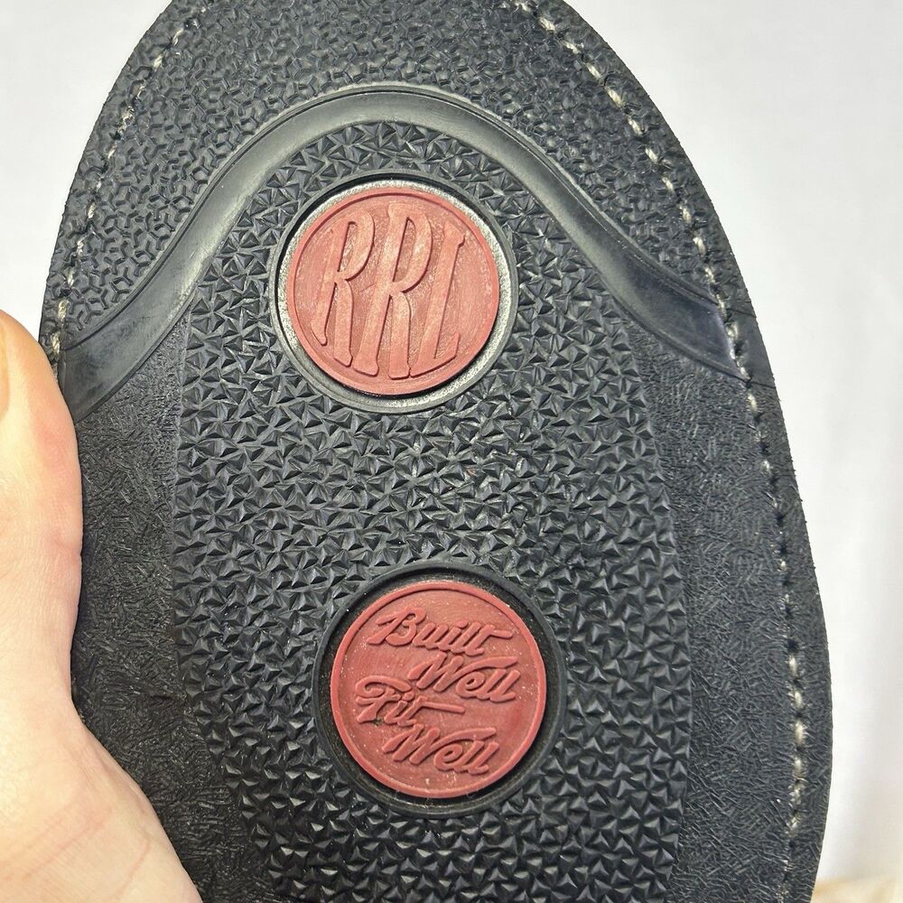 Double RL Miller Cowboy Boots Mens 7.5D Brown Suede Roughout Ralph Lauren RRL - Picture 7 of 14